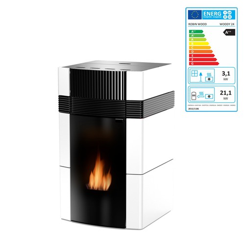 Stufa pellet acqua woody - stufa, a