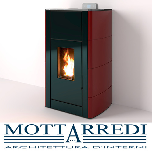Termostufa maiolica pellet - termostufa,